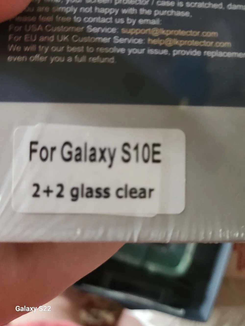 Tocol Glass Screen Protector/Ottet Box CASE NWT